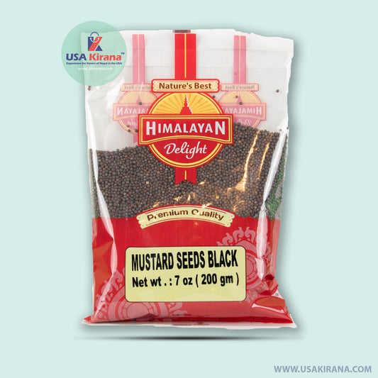 Himalayan Delight Black Mustard Seeds 200 Gm