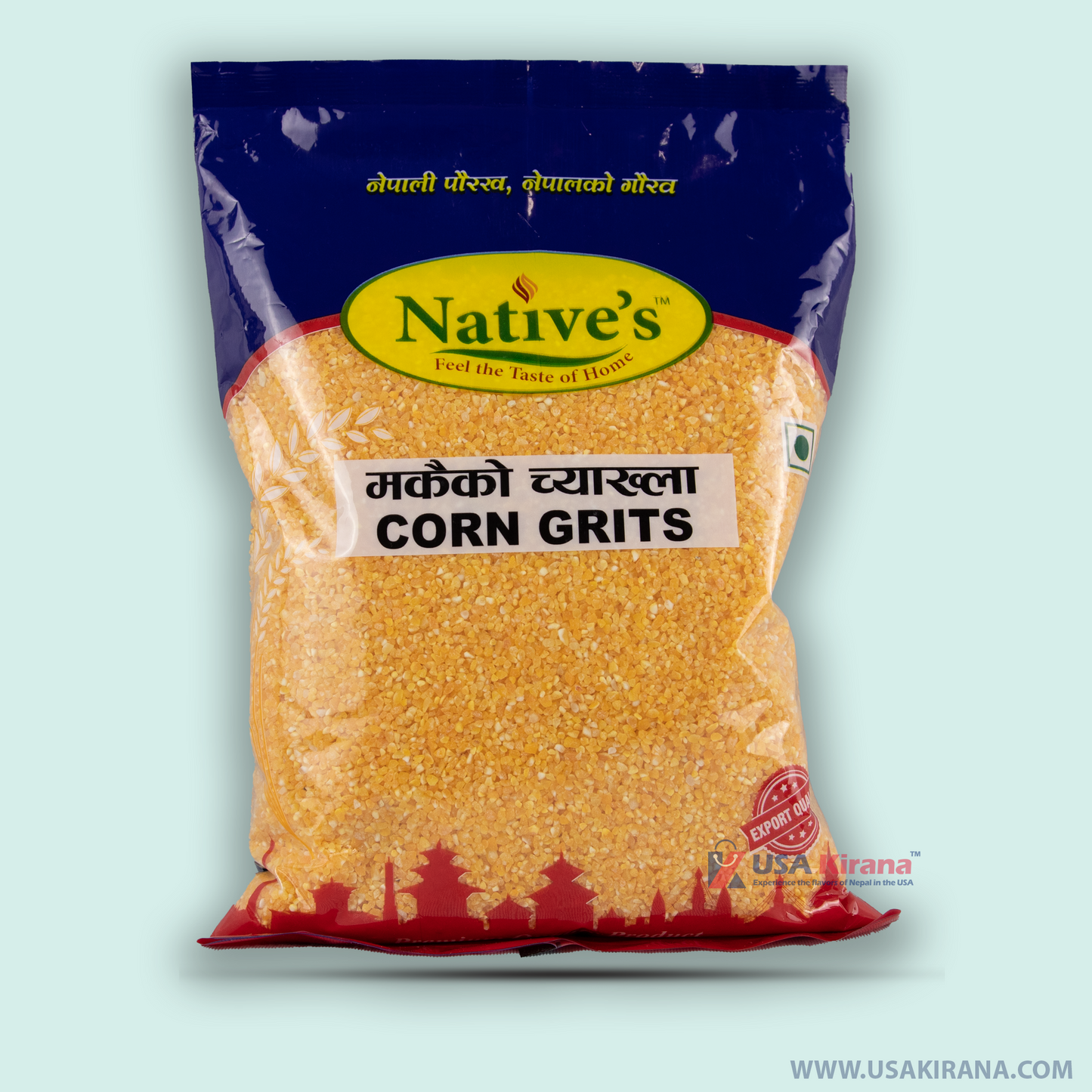 Corn Grits 1 Kg (2.2 Lbs)