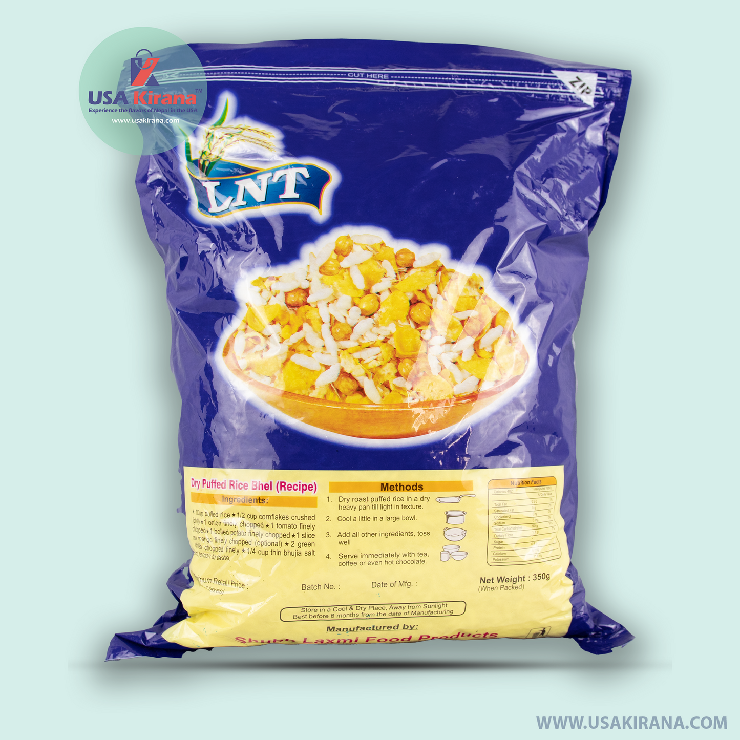 LNT Puff Rice (Bhuja/Murai) 350 Gm