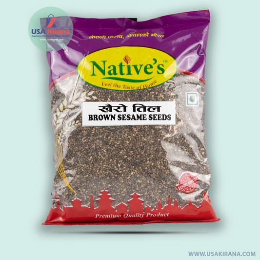 Brown Sesame Seeds (Khairo Til) 500 Gm